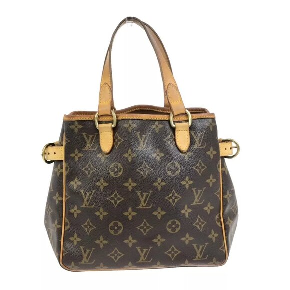LOUIS VUITTON Logo Batignolles Hand Tote Bag Monogram Brown - Picture 3 of 14